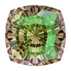 Swarovski 4460 10mm Mystic Square Fancy Stone Crystal Luminous Green