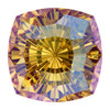 Swarovski 4460 14mm Mystic Square Fancy Stone Light Topaz Shimmer