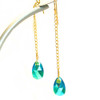 Buy Swarovski 6106 16mm Pearshape Pendants Emerald Shimmer (6  pieces)