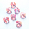 Swarovski  6228 14mm Xillion Heart Pendants Light Rose Shimmer (144 pieces)