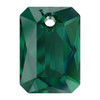 Swarovski  6435 11.5mm Emerald Cut Pendants Emerald