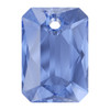 Swarovski  6435 16mm Emerald Cut Pendants Sapphire