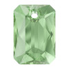 Swarovski  6435 9mm Emerald Cut Pendants Peridot