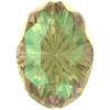Swarovski  4160 10mm Mystic Oval Fancy Stones Crystal Luminous Green