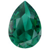 Swarovski  4320 10mm Pearshape Fancy Stones Emerald Ignite