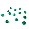 Preciosa® Crystal Round Beads 8mm Emerald  (12 pieces)