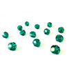 Preciosa® Crystal Round Beads 4mm Emerald  (72 pieces)