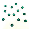 Preciosa® Crystal Round Beads 4mm Emerald  (72 pieces)