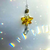 Crystal Angel Ornament Handmade with Swarovski® Crystals  ~  "Sunshine & Smiles" Angel