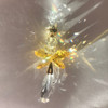 Crystal Angel Ornament Handmade with Swarovski® Crystals  ~  "Sunshine & Smiles" Angel