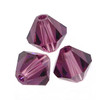 Swarovski 5328 4mm Xilion Bicone Beads Amethyst