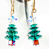 Buy Swarovski Crystal Earring Kit ~ Charming  Christmas Tree with Burgundy AB Base & AB Star
