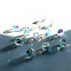 Preciosa® Crystal Round Beads 4mm Crystal AB  (72 pieces)