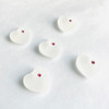 Buy Swarovski 6221 16mm Frosted Heart Pendant Rose Matte (4  pieces)