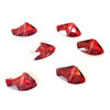 Exclusive Swarovski 5556 15mm Galactic Beads Crystal Red Magma  (2 pieces)