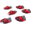 Buy Swarovski 5556 15mm Galactic Beads Crystal Red Magma  (2 pieces)