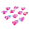 Buy Swarovski 6228 10mm Xilion Heart Pendants Rose AB  (18 pieces)