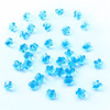 Exclusive Swarovski 5744 5mm Flower Beads Aquamarine (36 pieces)