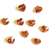 Exclusive Swarovski 5742 14mm Heart Beads Crystal Copper (6 pieces)