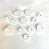 Buy Swarovski 6221 16mm Frosted Heart Pendant Blue Zircon Matte (4  pieces)