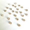 Exclusive Swarovski 5603 4mm Graphic Cube Beads Crystal Golden Shadow  (18 pieces)