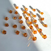 Buy Swarovski 5603 4mm Graphic Cube Beads Topaz (18 pieces)