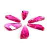 Exclusive Swarovski 5590 10mm Wing Beads Fuchsia  (3 pieces)