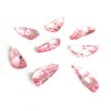 Exclusive Swarovski 5590 10mm Wing Beads Light Rose  (6 pieces)