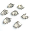 Buy Swarovski 6902 16.5 x 25mm Zinnia Pendant Crystal Silver Shade (1 Piece)