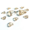 Buy Swarovski 4737 30mm Triangle Beads Crystal Golden Shadow unfoiled  (1 piece)