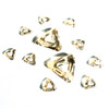 Exclusive Swarovski 4737 30mm Triangle Beads Crystal Golden Shadow unfoiled  (1 piece)