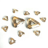 Exclusive Swarovski 4737 30mm Triangle Beads Crystal Golden Shadow unfoiled  (1 piece)