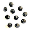 Exclusive Swarovski 6404 14mm 2-Hole Octagon Pendant Jet (8  pieces)