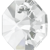 Exclusive Swarovski 6401 14mm Octagon Pendant Jet (8  pieces)