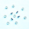 Exclusive Swarovski 5820 4mm Rhinestone Rondelles Silver Jet  (12 pieces)