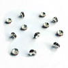 Exclusive Swarovski 5820 4mm Rhinestone Rondelles Silver Garnet   (12 pieces)