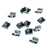 Exclusive Swarovski 5920 4mm Squaredelles Gun Metal Crystal  (12 pieces)