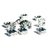 Exclusive Swarovski 5920 4mm Squaredelles Gun Metal Crystal  (12 pieces)