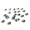 Exclusive Swarovski 5920 4mm Squaredelles Gun Metal Crystal  (12 pieces)