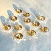 Exclusive Swarovski 5041 18mm Rondelle Beads Large Hole Crystal Golden Shadow  (2 pieces)