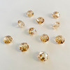 Exclusive Swarovski 5041 18mm Rondelle Beads Large Hole Crystal Golden Shadow  (2 pieces) Exclusive Swarovski 5041 18mm Rondelle Beads Large Hole Crystal Golden Shadow  (2 pieces)