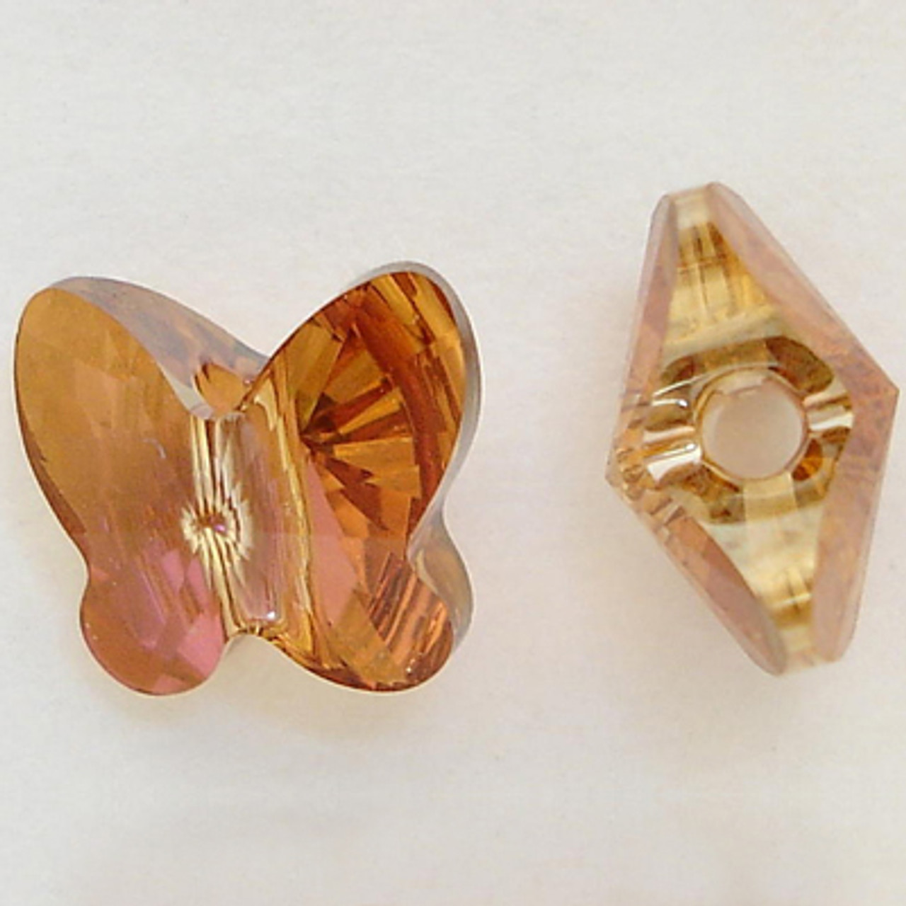6mm Swarovski Crystal 5754 Butterfly Beads