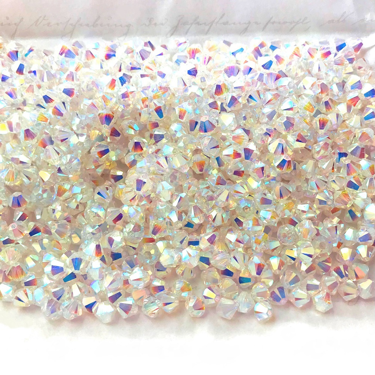 100 Swarovski Crystal Beads 5328 bicone 50 colors Wholesale Price JCE11