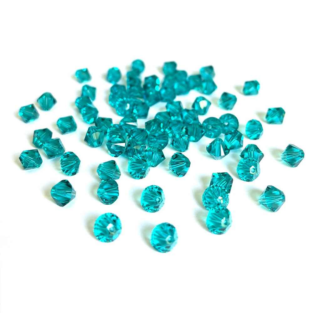Swarovski 5328 3mm Blue Zircon Bead Rainbows Of Light
