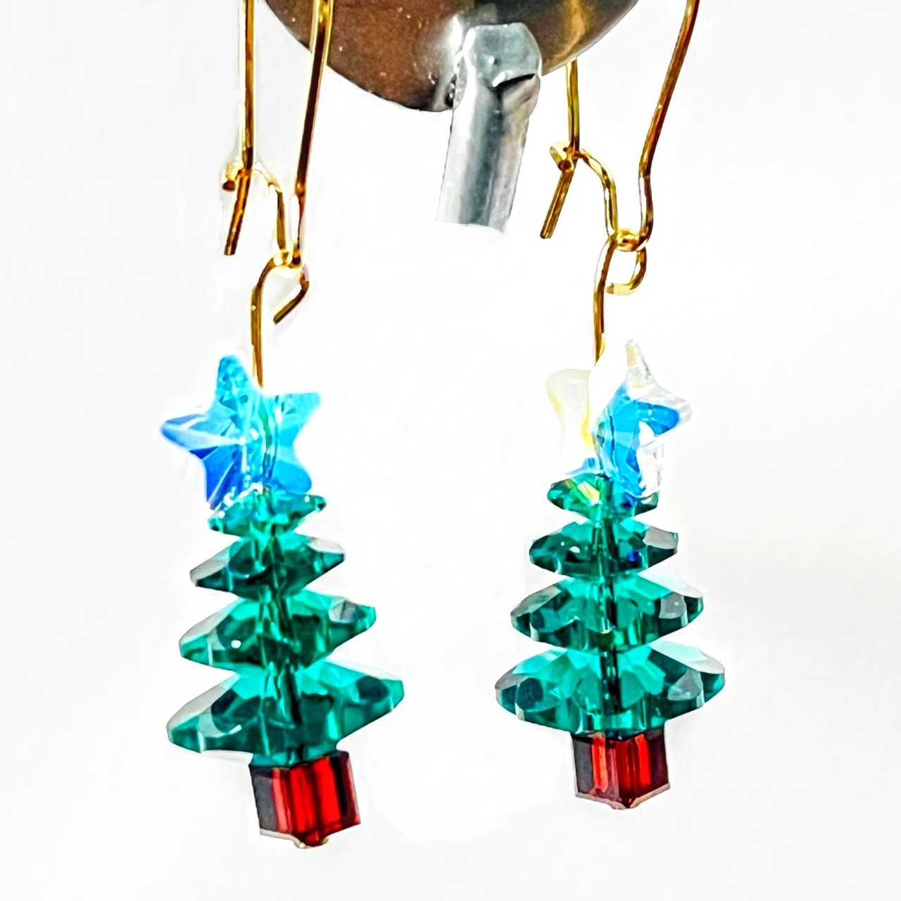 Swarovski Crystal Christmas Tree Earring Kit