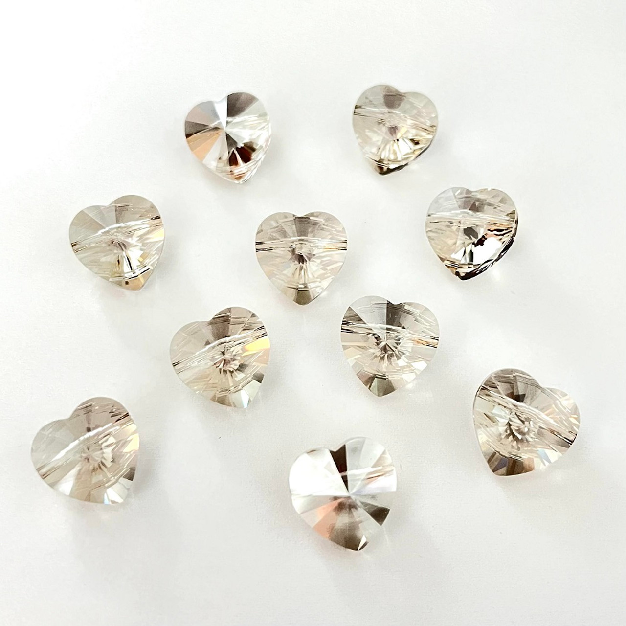 Swarovski 5742 14mm Crystal Silver Shade Bead | Rainbows Of