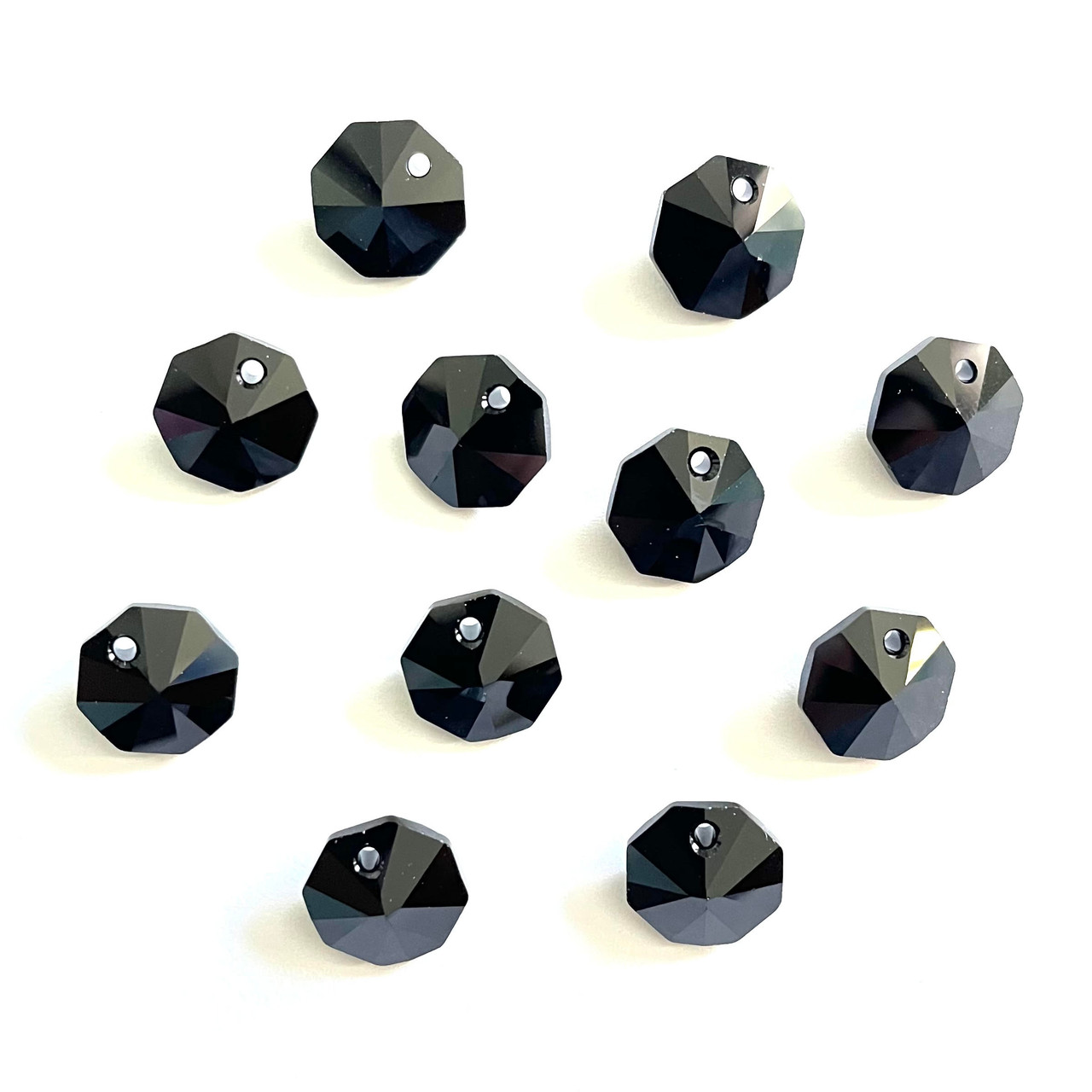 Swarovski 6401 14mm Jet Pendants | Rainbows Of Light