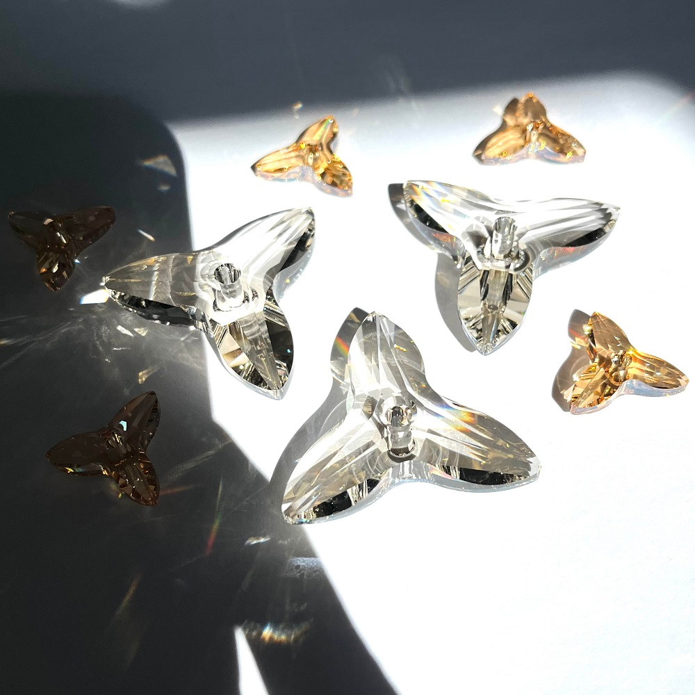 Swarovski 6906 40mm Silver Shade Pendants | Rainbows Of Light