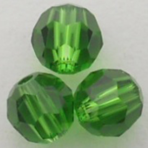 Swarovski 5000 4mm Round Beads Fern Green