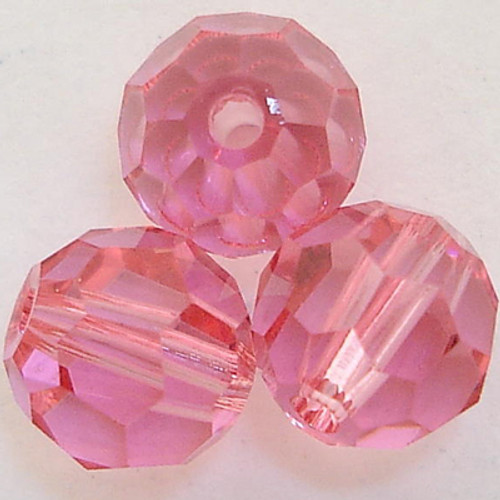 Swarovski 5000 4mm Round Beads Rose  (72 pieces)